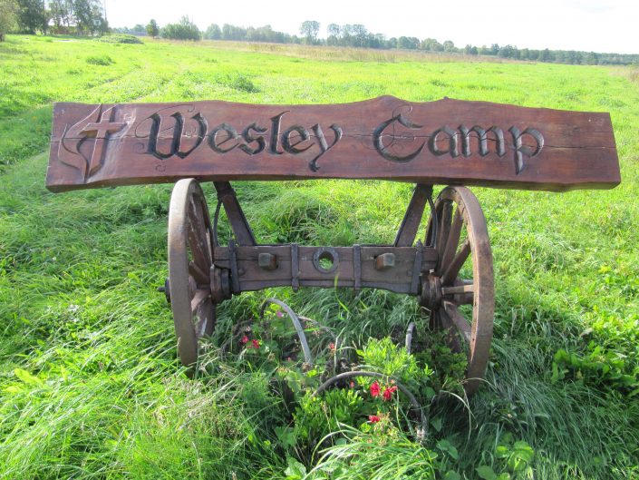 Camp Wesley skilt Foto Lilian Æ LArsen