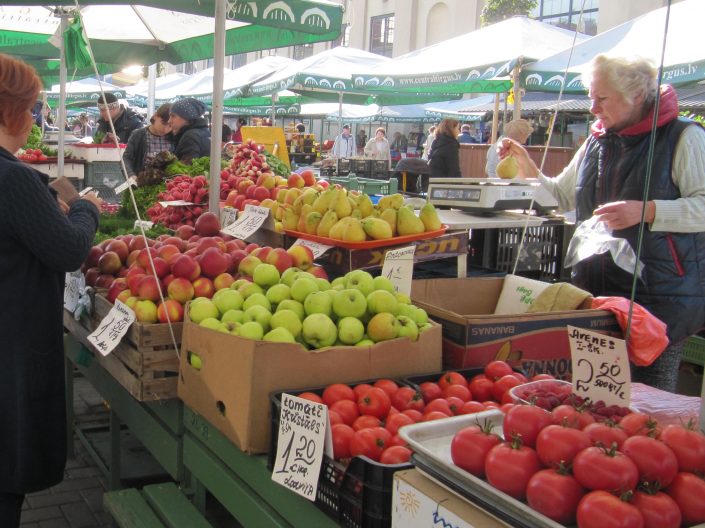 Marked i Letland Foto Lilian Æ LArsen