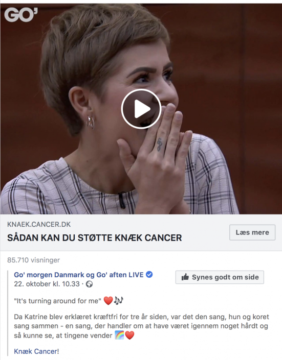 Katrine i Go morgen tv