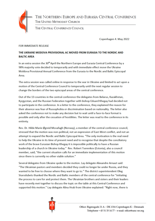 Referat af ekstraordinær centralkonference – side 1