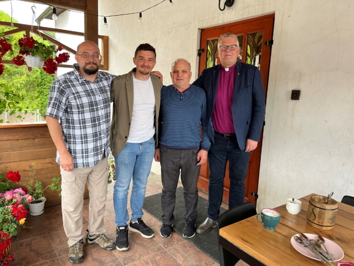 WIth pastor DS Oleg Starodubets – rev Volodya Prokip – former ds Vasilii Vuksta