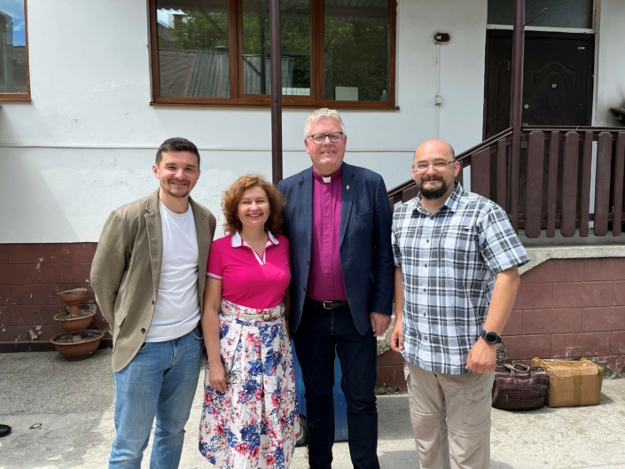 WIth pastors Voloimir Prokip – Oleg and Yulia Starodubets