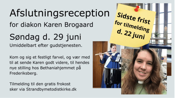 Afskedsreception – Karen Brogaard